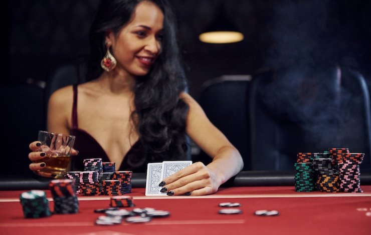 Live roulette table interface with virtual betting board and dealer webcam feed